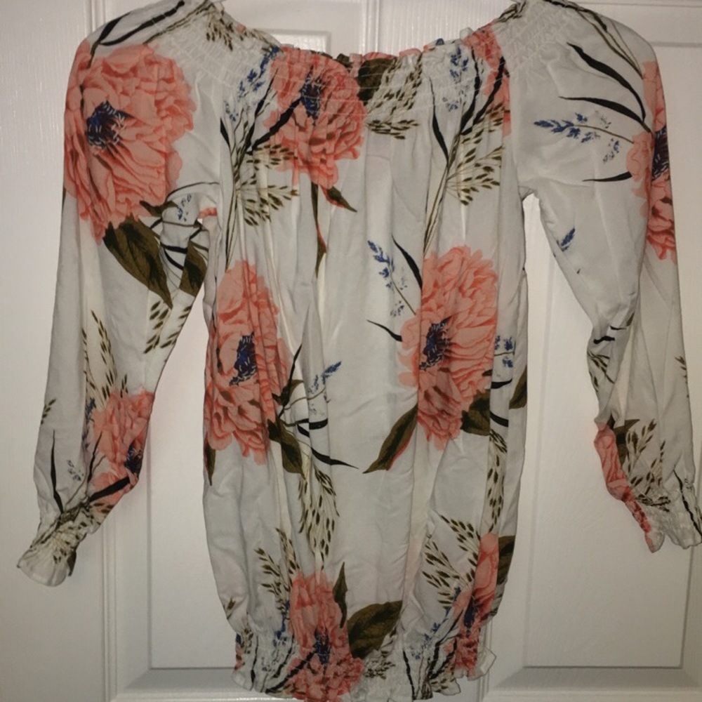 Vera Moda off the shoulder floral top